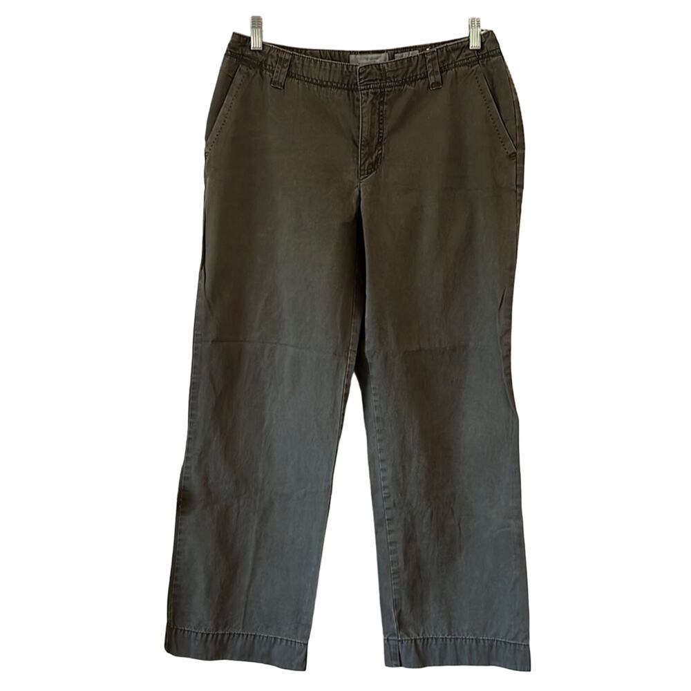 Liz Claiborne Olive Khakis Casual Pants Woman Size 10 Vintage Y2K